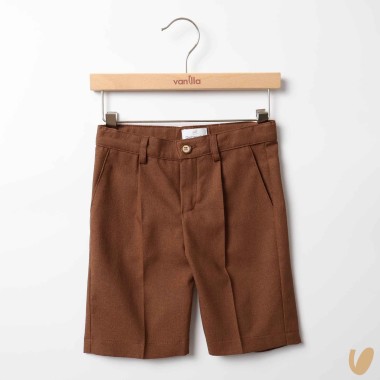 Bermuda all'inglese in lino jeans e Bermuda