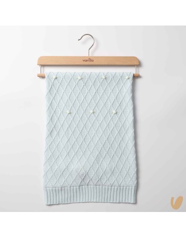 Coperta filo roselline ricamate a mano Coperta e Lenzuola