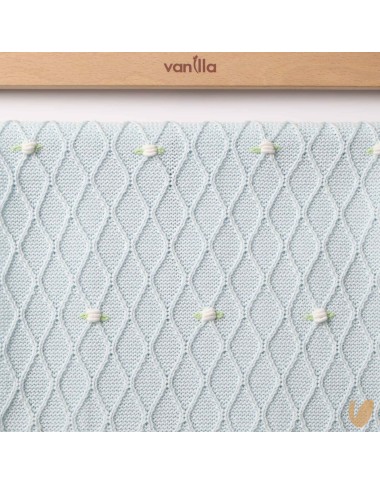 Coperta filo roselline ricamate a mano Coperta e Lenzuola