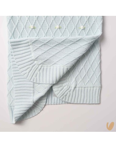 Coperta filo roselline ricamate a mano Coperta e Lenzuola