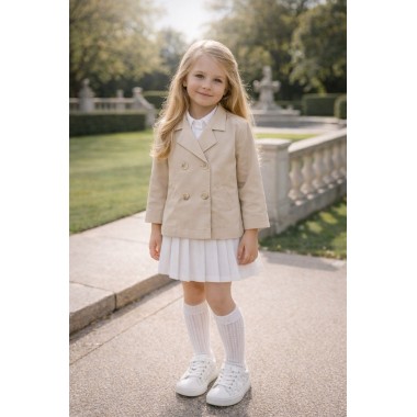 Trench corto doppiopetto Giacca e Giubbino