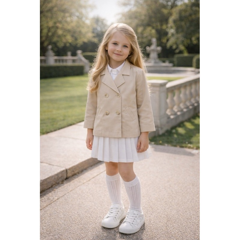 Trench corto doppiopetto Giacca e Giubbino