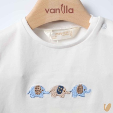 Completo Shit e bermuda Elefantino Completo e Pagliaccetto