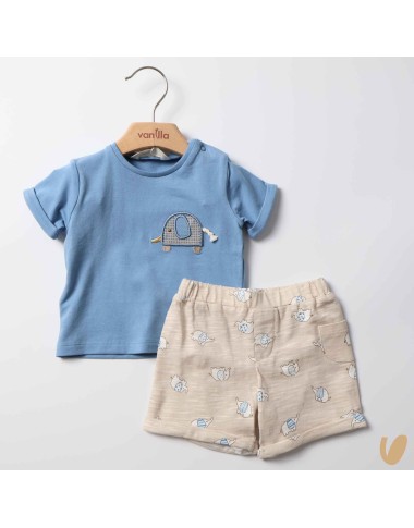 Completo Shit e bermuda Elefantino Completo e Pagliaccetto