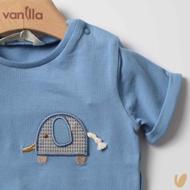 Completo Shit e bermuda Elefantino Completo e Pagliaccetto