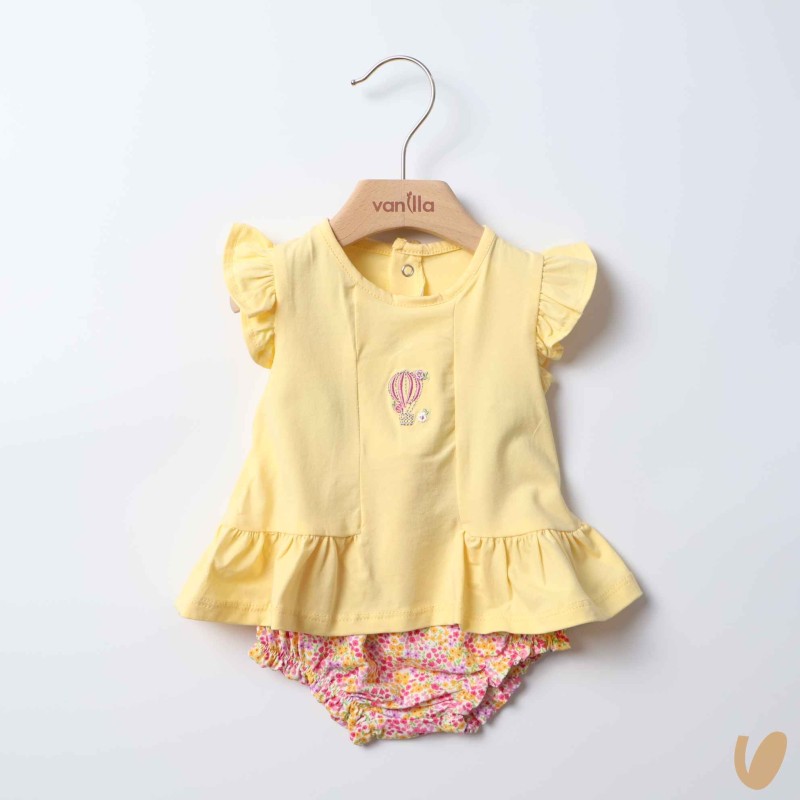 Completo Scamiciata e Culotte Completo e Pagliaccetto