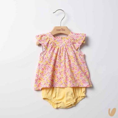 Completo Scamiciata e Culotte Completo e Pagliaccetto