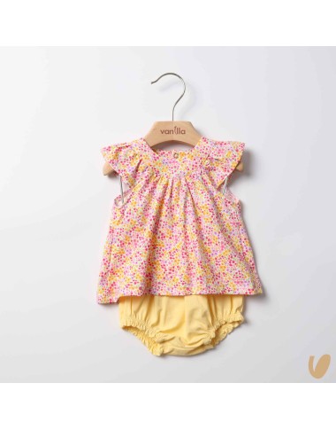 Completo Scamiciata e Culotte Completo e Pagliaccetto