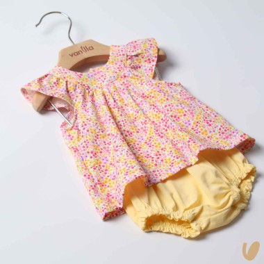 Completo Scamiciata e Culotte Completo e Pagliaccetto