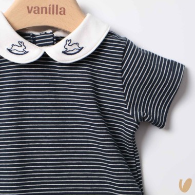 Pagliaccetto righe Completo e Pagliaccetto