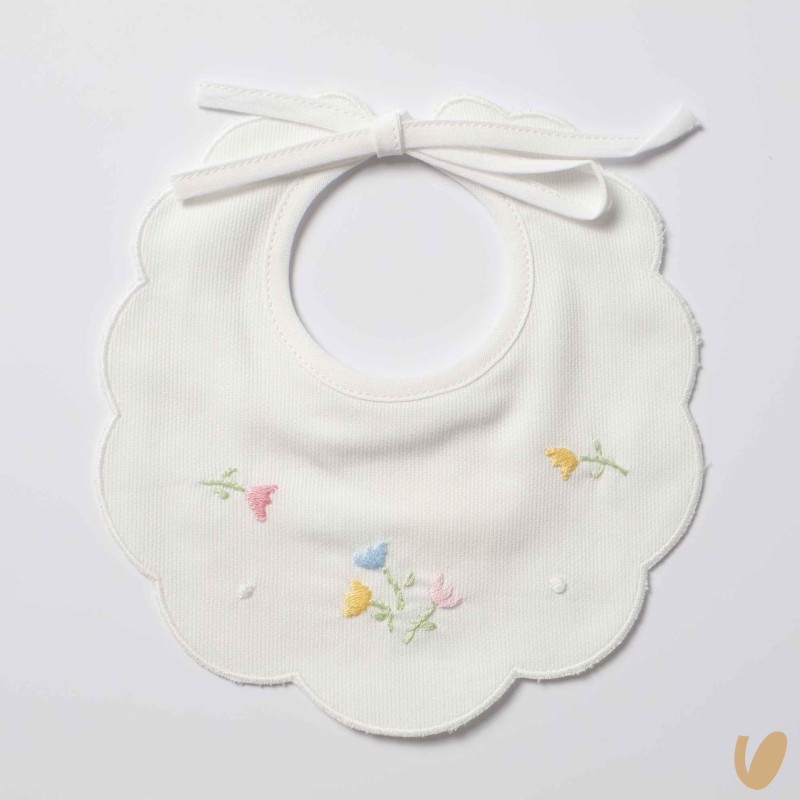 Bavetta piquè tulipani Bavetta e Mussola