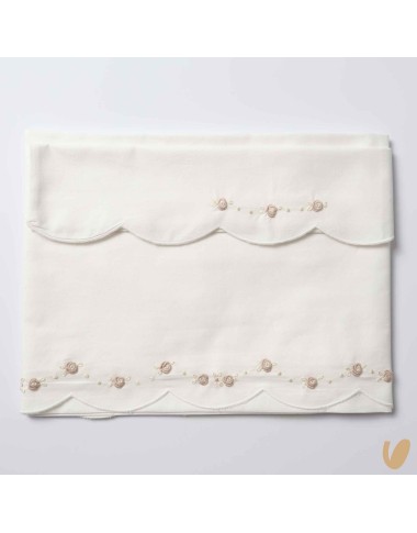 Roseline sheet set Roselline hand embroidered steam point