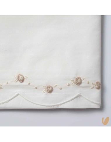 Roseline sheet set Roselline hand embroidered steam point