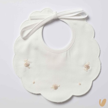 Bavetta piquè roselline Bavetta e Mussola