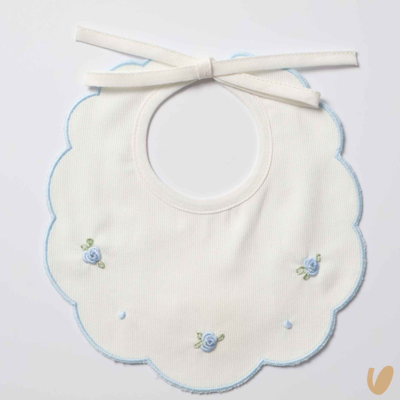 Bavetta piquè roselline Bavetta e Mussola