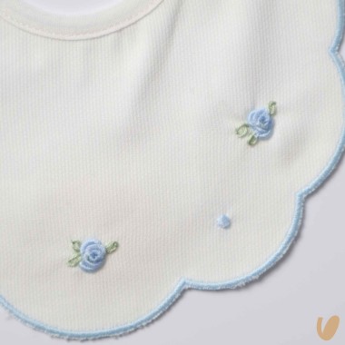 Bavetta piquè roselline Bavetta e Mussola