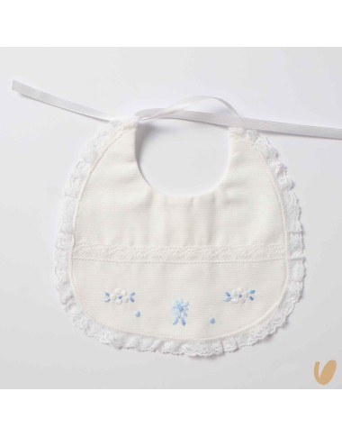 Piquè Valencienne and Flowers Bavetta