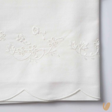 Set lenzuolo punto a giorno ricamato a mano Coperta e Lenzuola