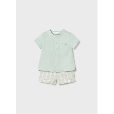 Completo Shirt serafino e bermuda Completo e Pagliaccetto