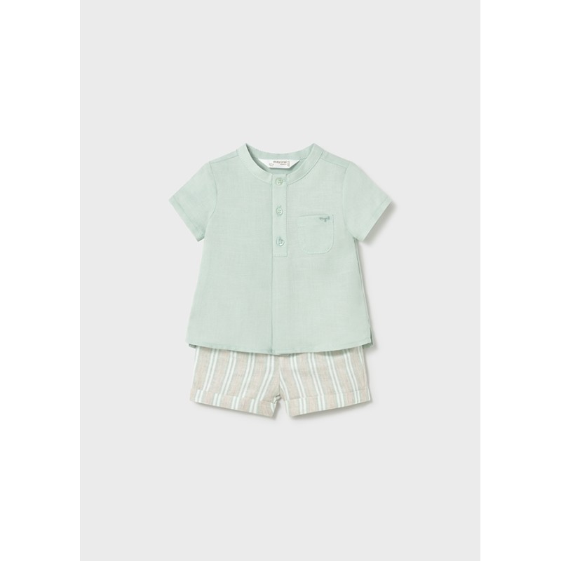 Completo Shirt serafino e bermuda Completo e Pagliaccetto