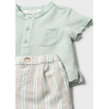 Completo Shirt serafino e bermuda Completo e Pagliaccetto