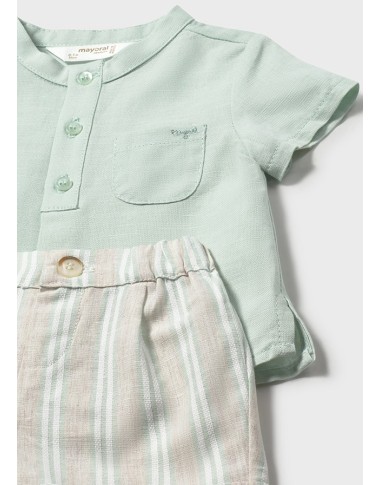 Completo Shirt serafino e bermuda Completo e Pagliaccetto