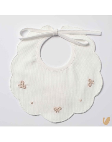 Piquè bavetta love knots