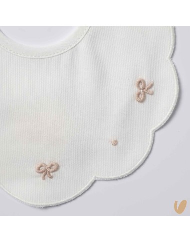 Piquè bavetta love knots