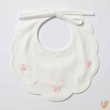 Bavetta piquè nodi d'amore Bavetta e Mussola