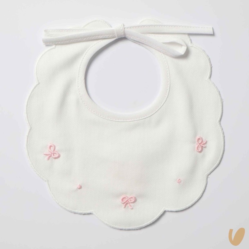 Bavetta piquè nodi d'amore Bavetta e Mussola