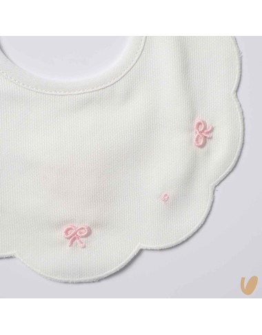 Piquè bavetta love knots