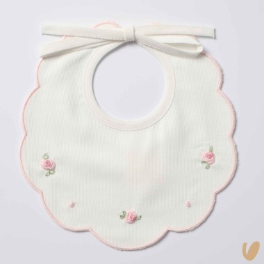Bavetta piquè roselline Bavetta e Mussola