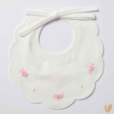 Bavetta piquè roselline Bavetta e Mussola
