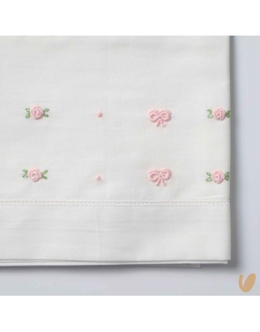 Hand embroidered knots and roses sets