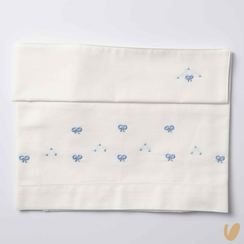 Set lenzuolo nodo d'amore ricamato a mano Coperta e Lenzuola