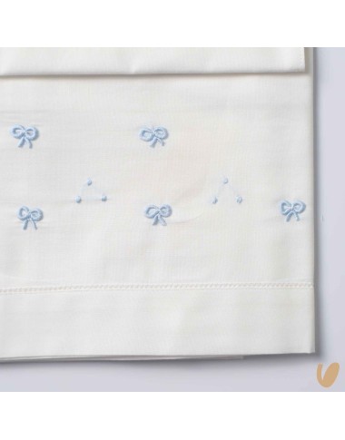 Set lenzuolo nodo d'amore ricamato a mano Coperta e Lenzuola