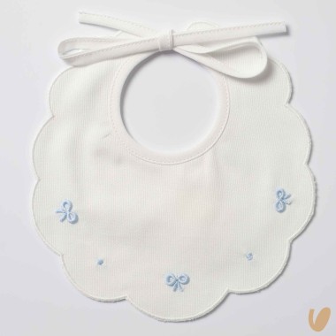 Bavetta piquè nodi d'amore Bavetta e Mussola