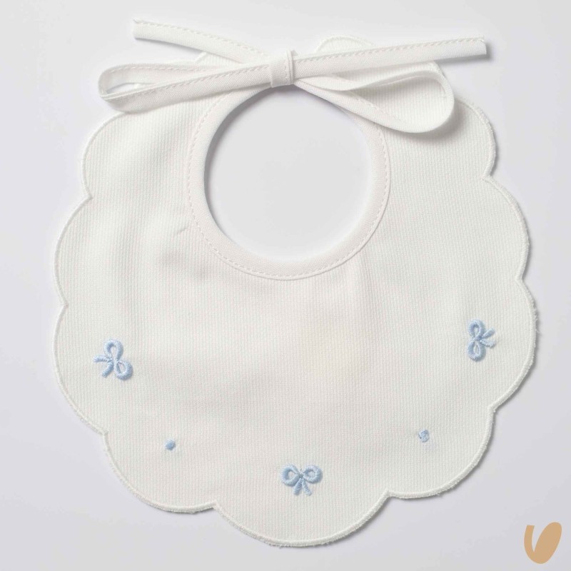 Bavetta piquè nodi d'amore Bavetta e Mussola