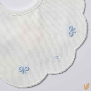 Bavetta piquè nodi d'amore Bavetta e Mussola