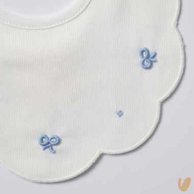 Bavetta piquè nodi d'amore Bavetta e Mussola