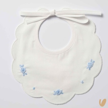 Bavetta piquè roselline Bavetta e Mussola