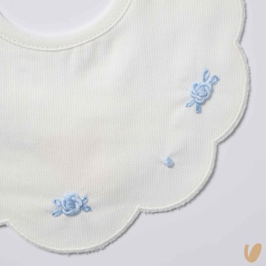 Bavetta piquè roselline Bavetta e Mussola