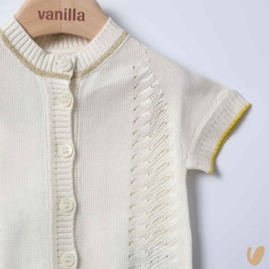 Completo nascita in seta e cotone Set Nascita e Uscita Clinica