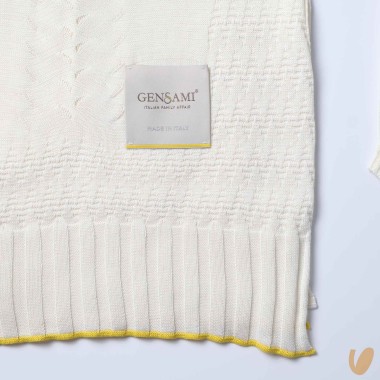 Completo nascita in seta e cotone Set Nascita e Uscita Clinica