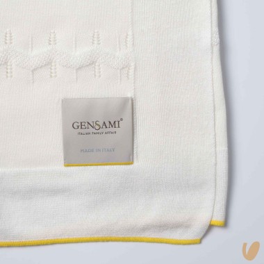 Coperta onde in filo di cotone Coperta e Lenzuola