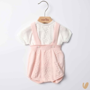 Salopette e maglia cotone organico Completo e Pagliaccetto