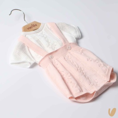 Salopette e maglia cotone organico Completo e Pagliaccetto