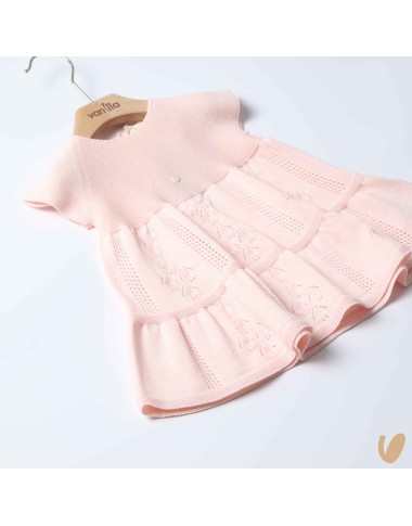 Abito tricot filo di cotone organico Abito e Salopette