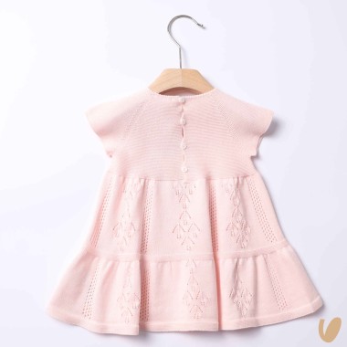 Abito tricot filo di cotone organico Abito e Salopette