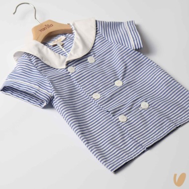 Camicia righe marinaretta Camicia